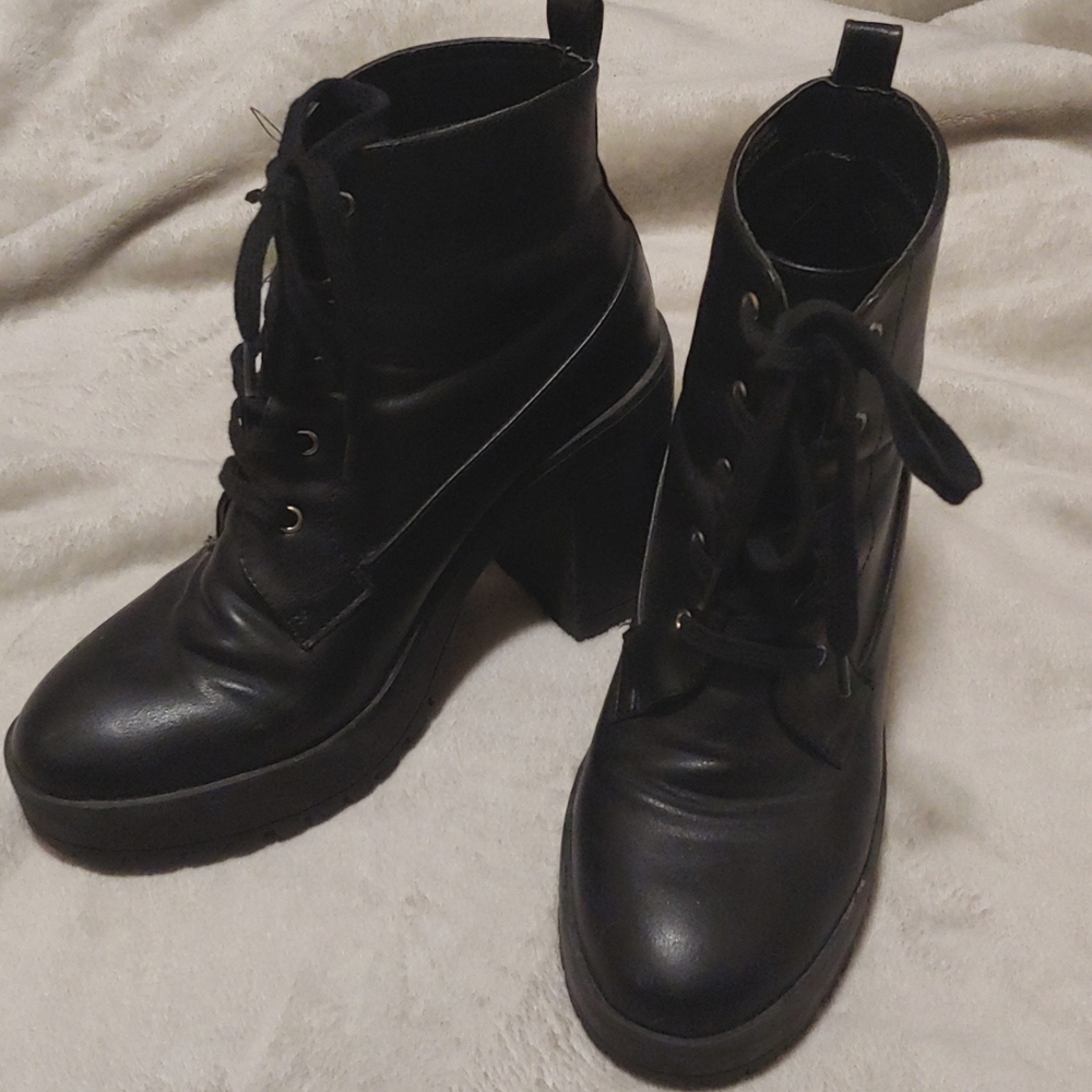 Black Combat Boots